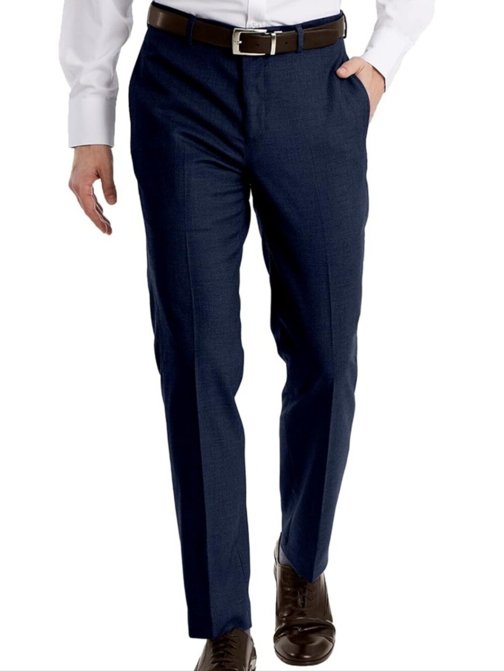 Calvin Klein Jerome Men's Slim Fit 100% Wool Dress Pants Blue 36x30 NWT 130$